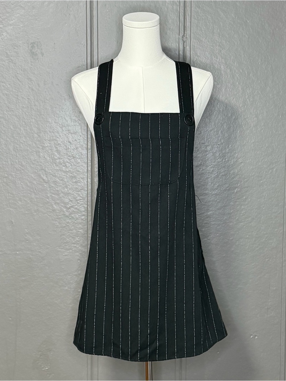 Vintage Joule Energy Pinstripe Jumper Dress
